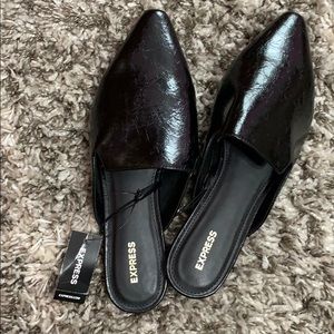 Patent Black Mules Size 10
